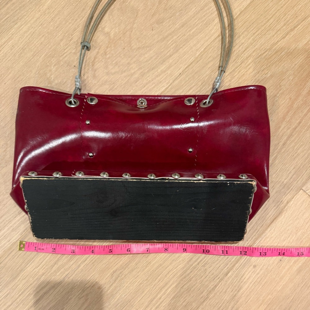Hardware by Renee White Tote Handbag Recycled Materials - Picture 7 of 8